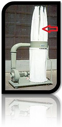 S Type Polyester Small Top Filter Bag 6 x 52 lg